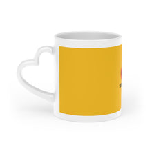 Silky Coffee Heart-Shaped Mug