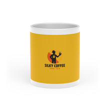 Silky Coffee Heart-Shaped Mug