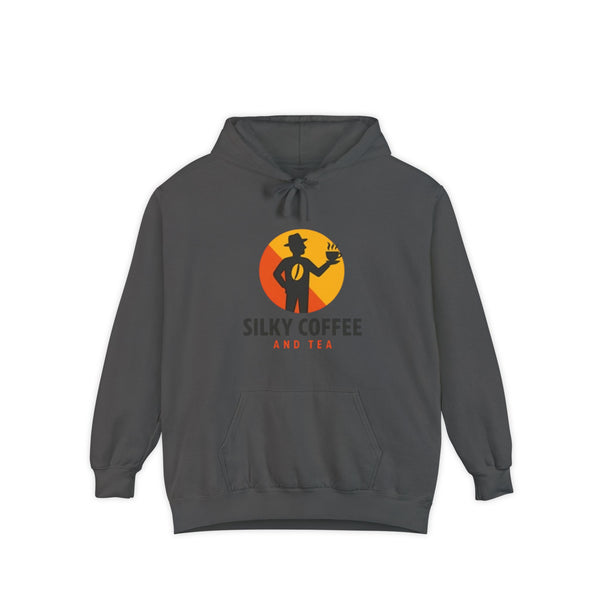 Silky Coffee and Tea Unisex Garment-Dyed Hoodie | Cozy Vintage-Style Hoodie for Coffee & Tea Lovers