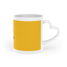 Silky Coffee Heart-Shaped Mug