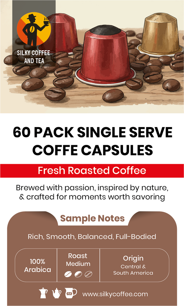 60 Pack Single Serve Coffee Capsules